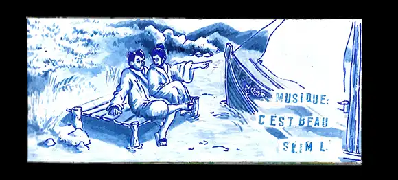 Pose au borde de l'eau