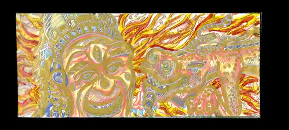 Posca dorés - calques